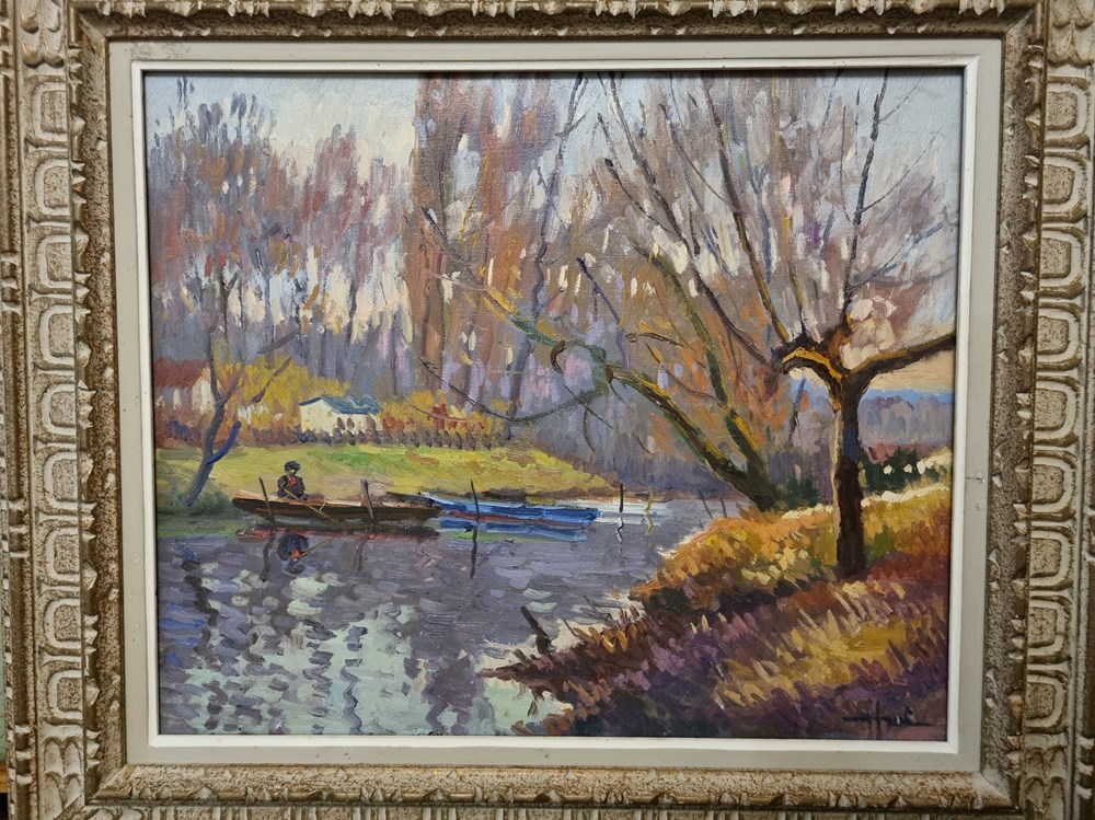 Pont de l'arche (Jacques HUET) art antiquites peintures dessins pont de arche jacques huet