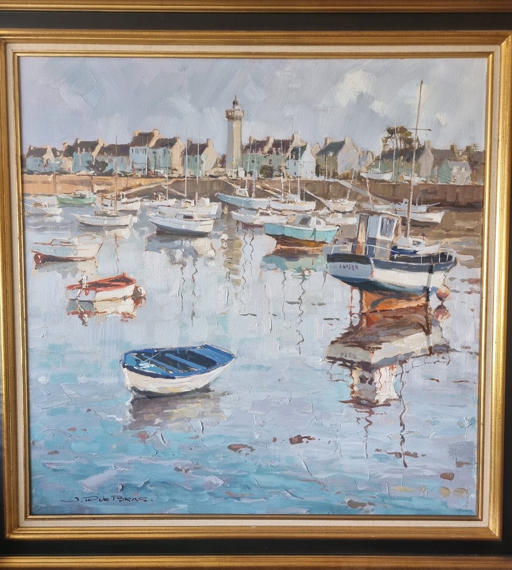 art antiquites peintures dessins port breton jean pierre le bras