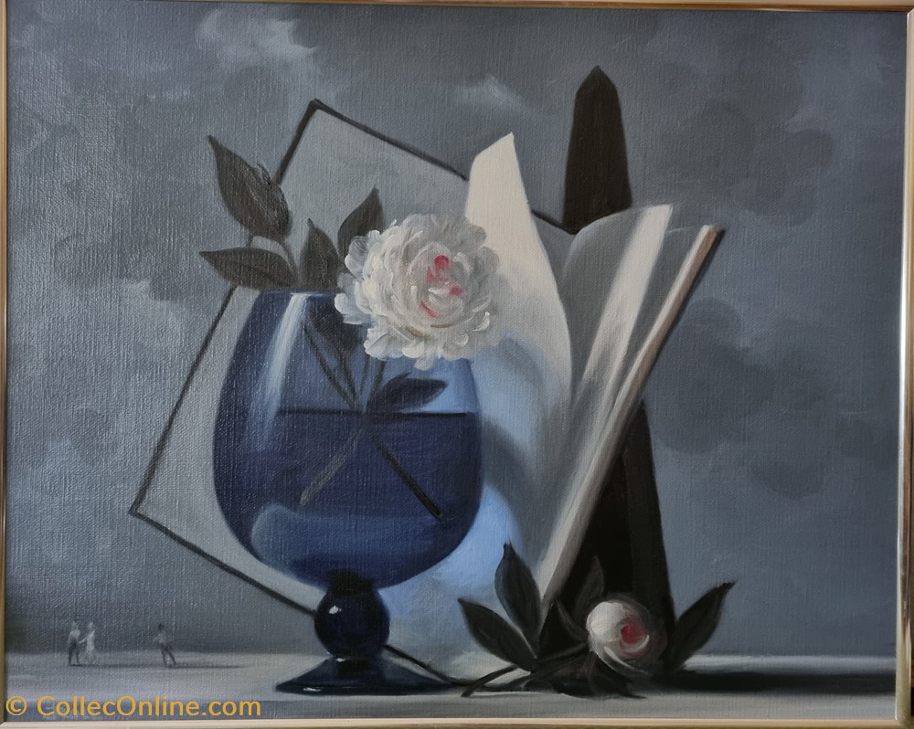 Au tournant des pages (Jean Roll) art antiquites peintures dessins au tournant des pages jean roll