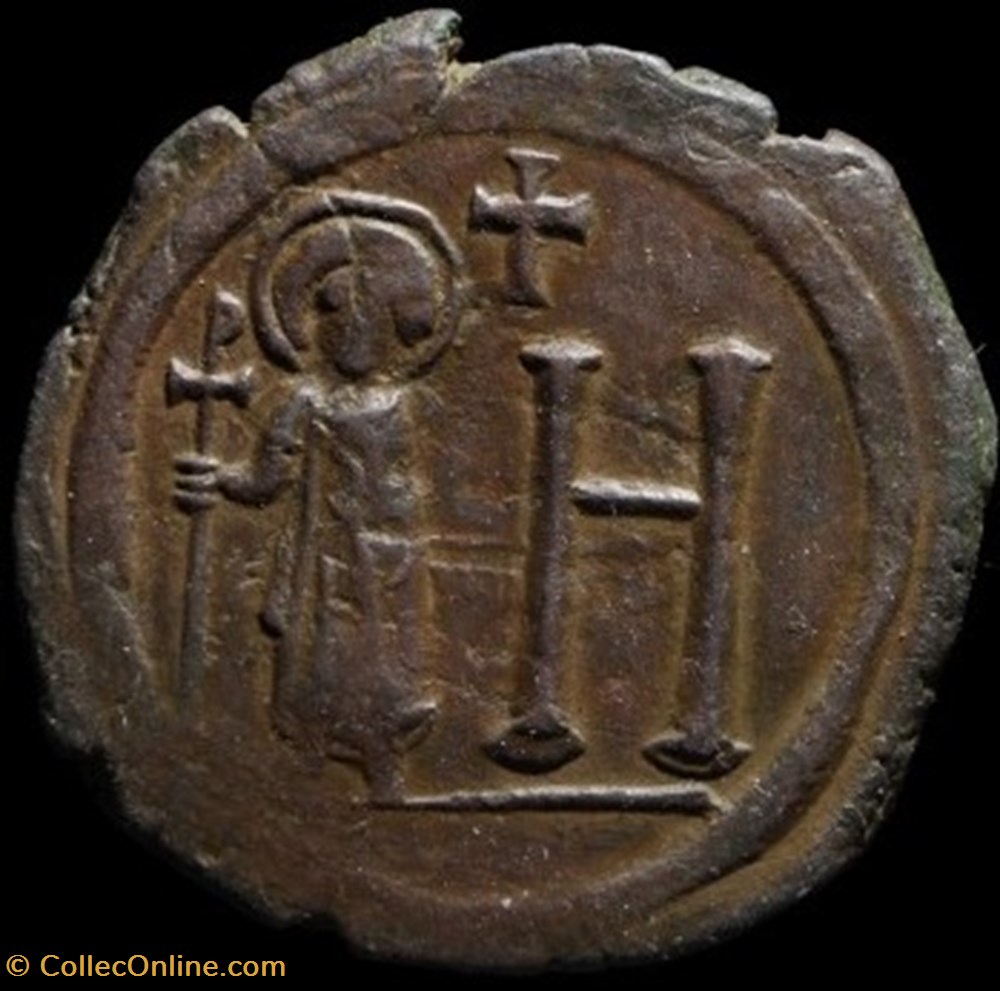 Justin II monnaies byzantines a l empire d anastase maurice tibere justin ii