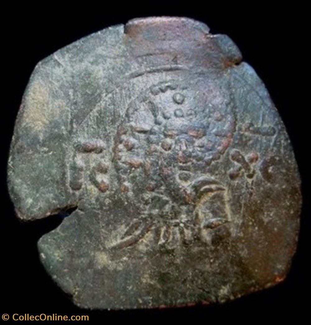 Empire latin - type P monnaies byzantines de constantinople empire latin type p