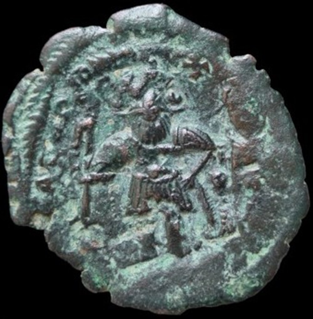 Héraclius et Héraclius Constantin (variante à l'épée) monnaies byzantines la dynastie heracliide heraclius et heraclius constantin variante a epee