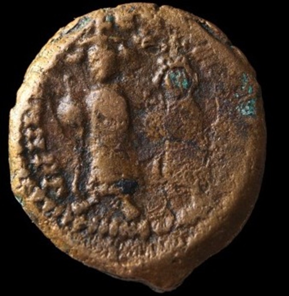Sear 926 - Follis d'Héraclius émis à Cherson (610-641) monnaies byzantines la dynastie heracliide sear 926 follis heraclius emis a cherson 610 641