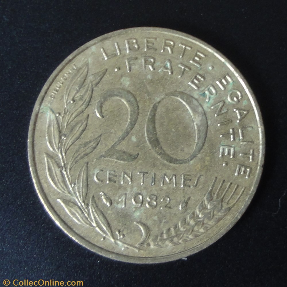 20 centimes 1982 3 monnaie france a moderne 20 centimes 1982