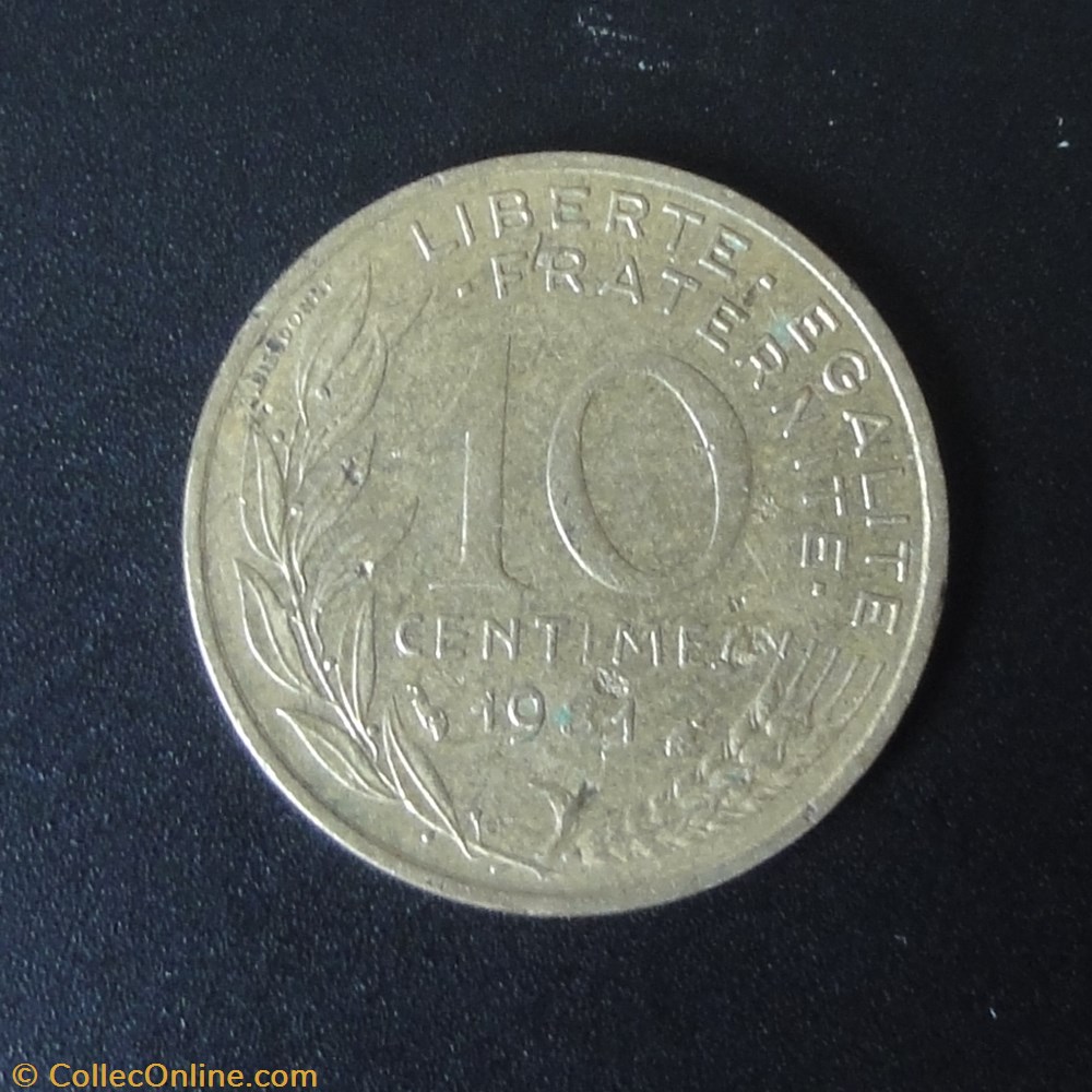 monnaie france a moderne 10 centimes 1981