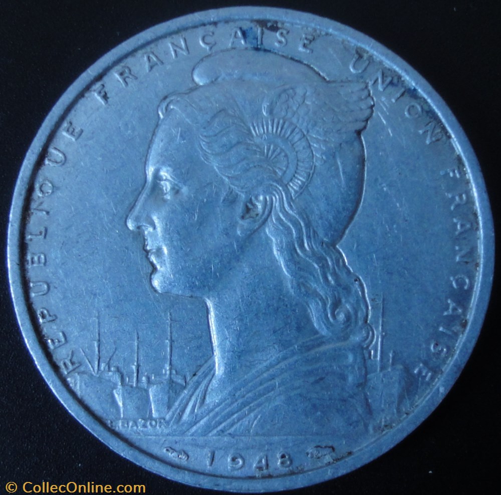5 Francs Côte Française des Somalis 1948 monnaie france moderne 5 francs cote francaise des somalis 1948