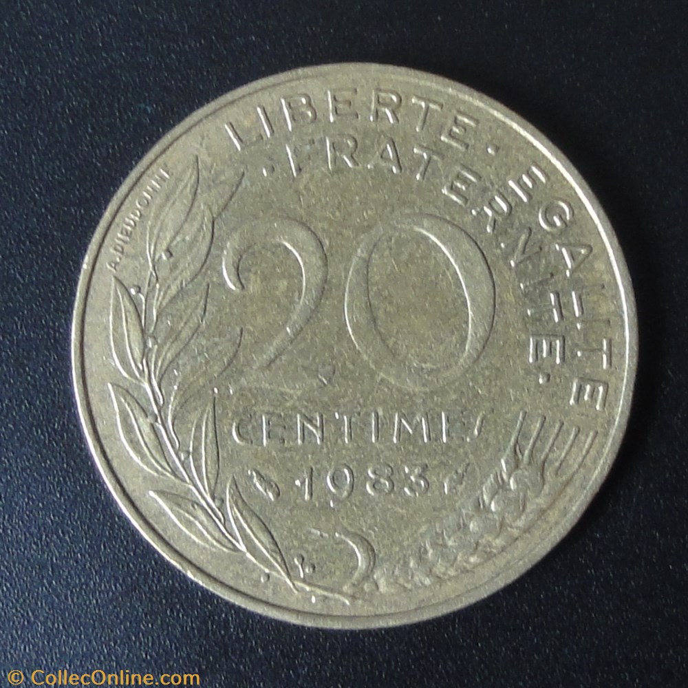 20 centimes 1983 3 monnaie france a moderne 20 centimes 1983