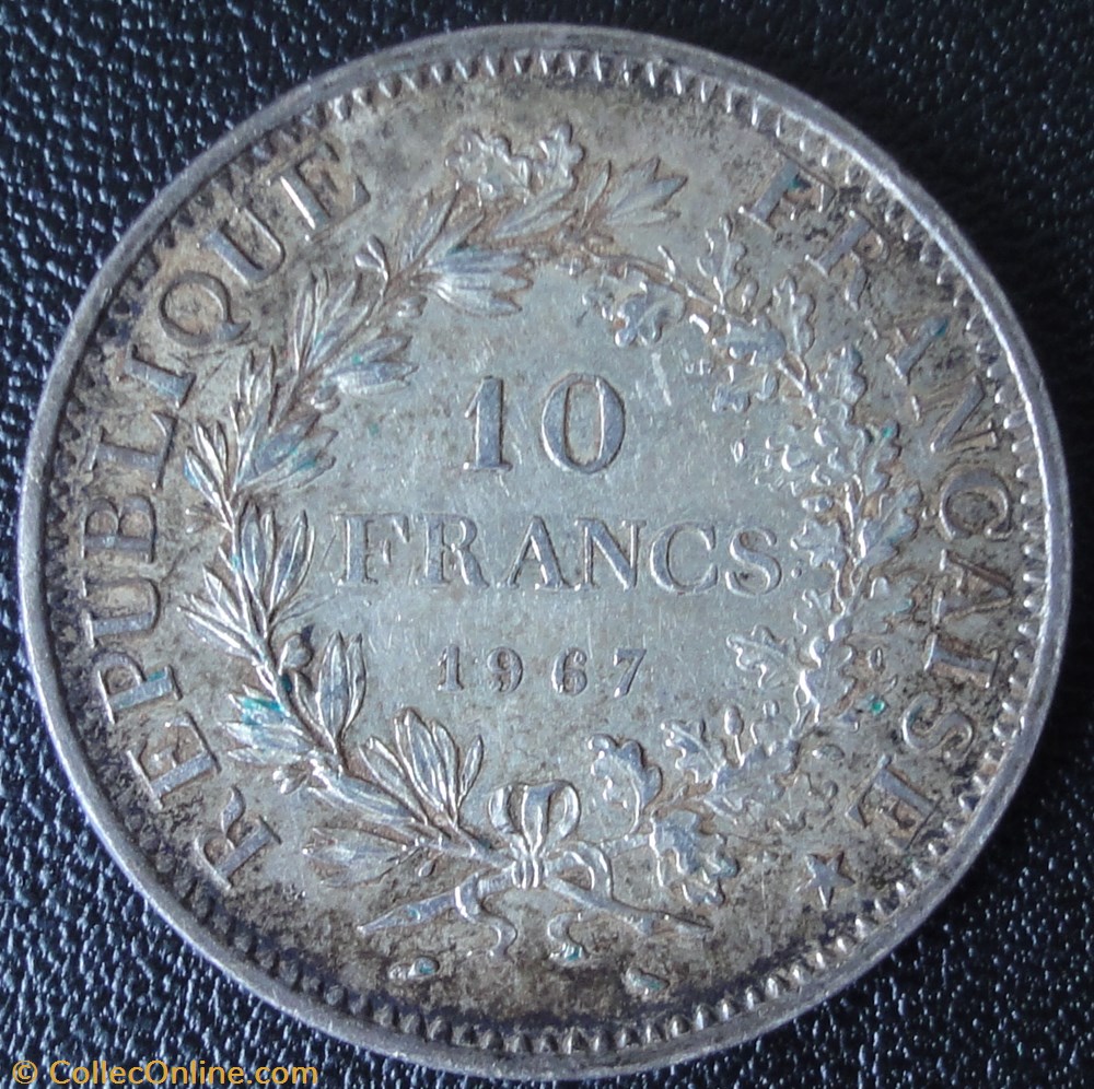 10 Francs Hercule 1967 monnaie france moderne 10 francs hercule 1967