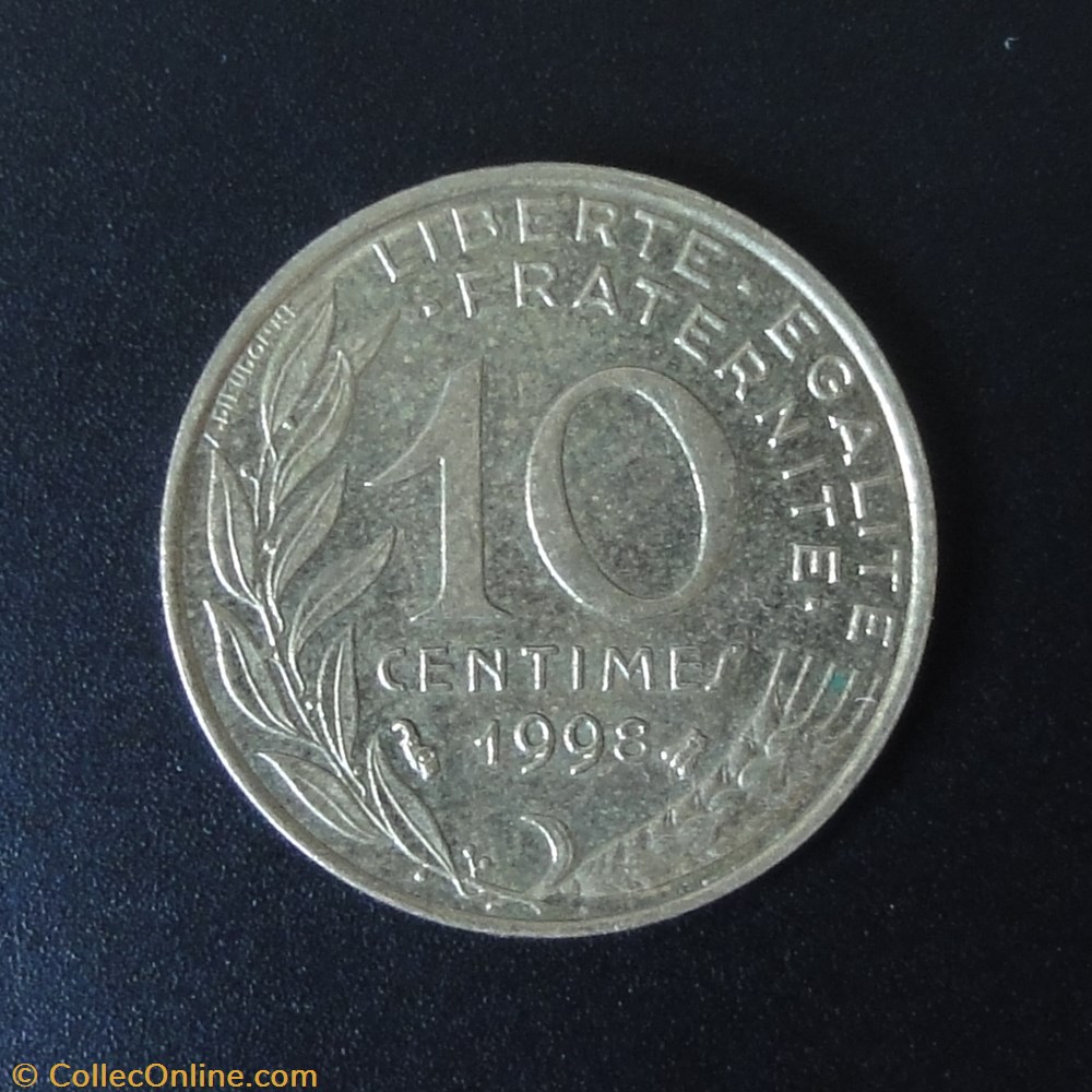 10 centimes 1998 3 monnaie france a moderne 10 centimes 1998