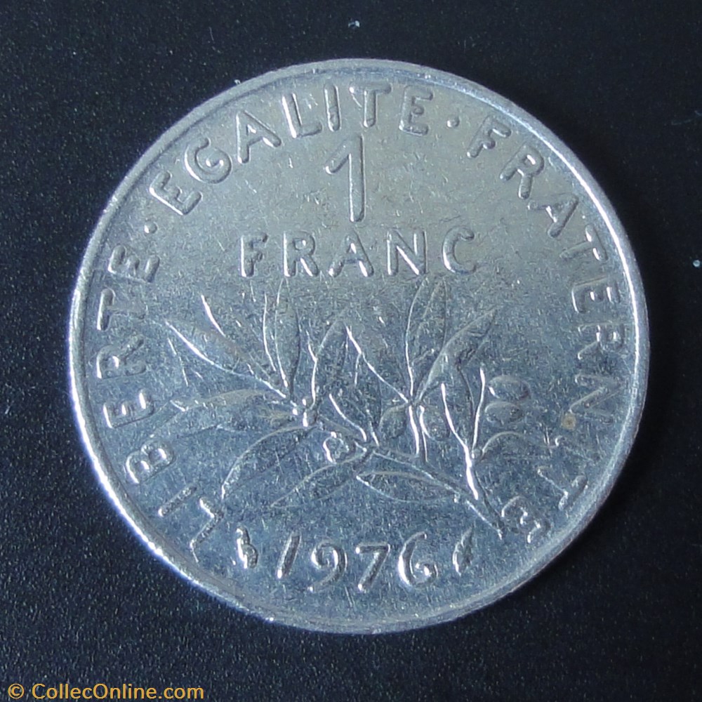 1 Franc 1976 monnaie france moderne 1 franc 1976