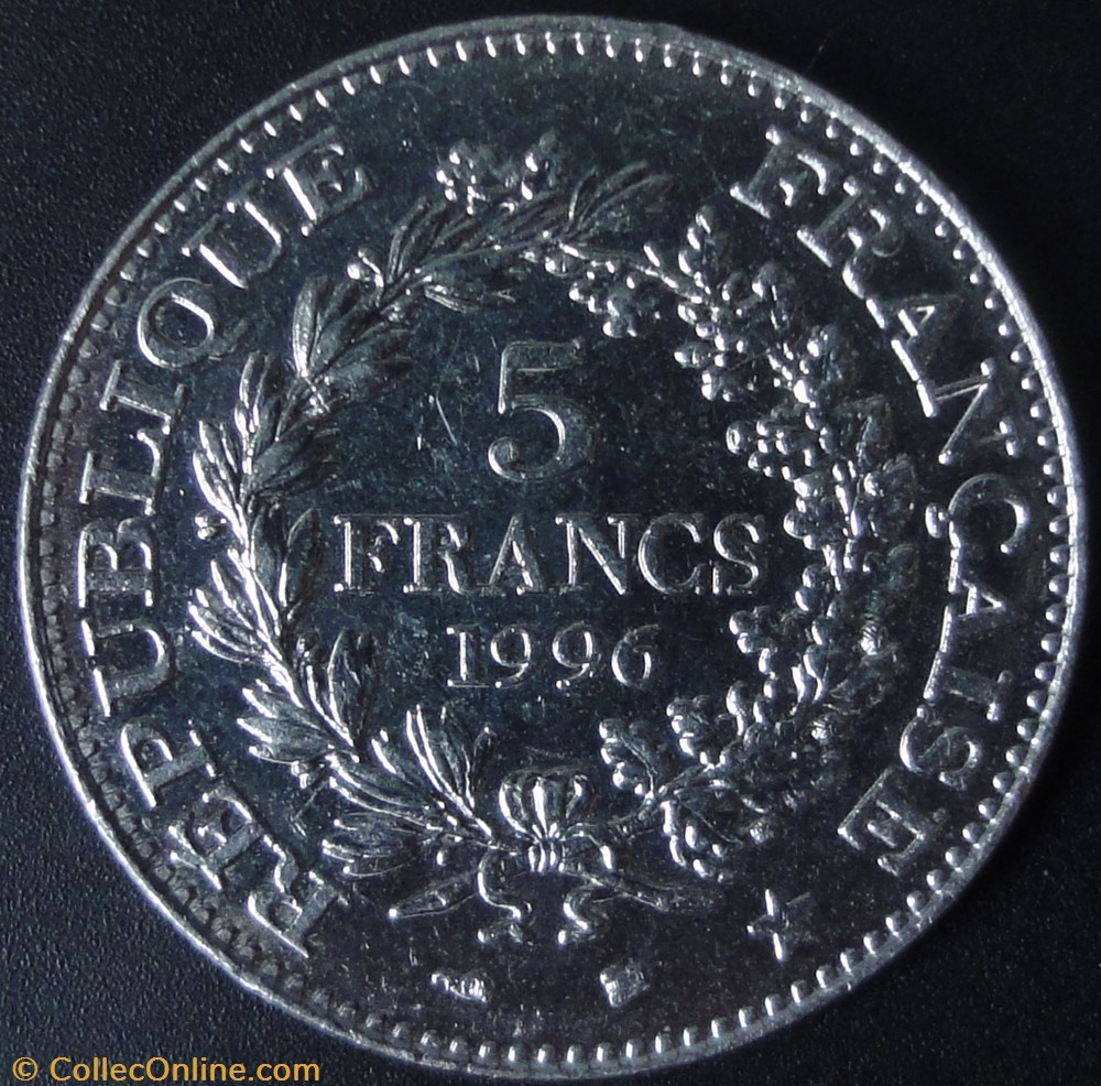 5 Francs 1996 monnaie france moderne 5 francs 1996