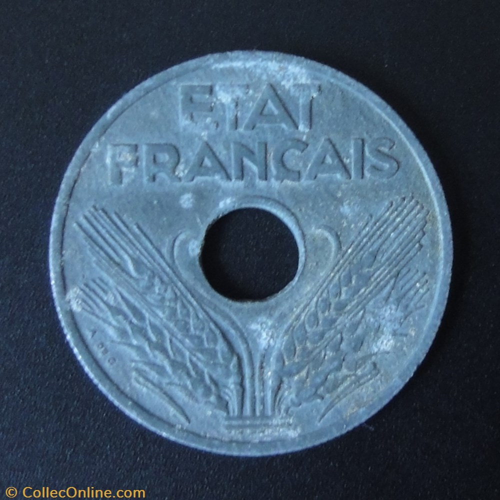 20 centimes 1942 monnaie france a moderne 20 centimes 1942