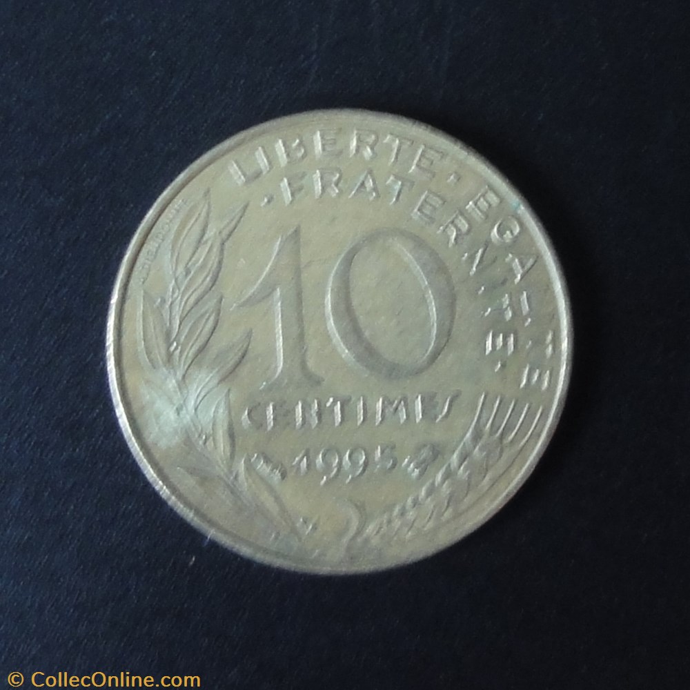 10 centimes 1995 3 monnaie france a moderne 10 centimes 1995