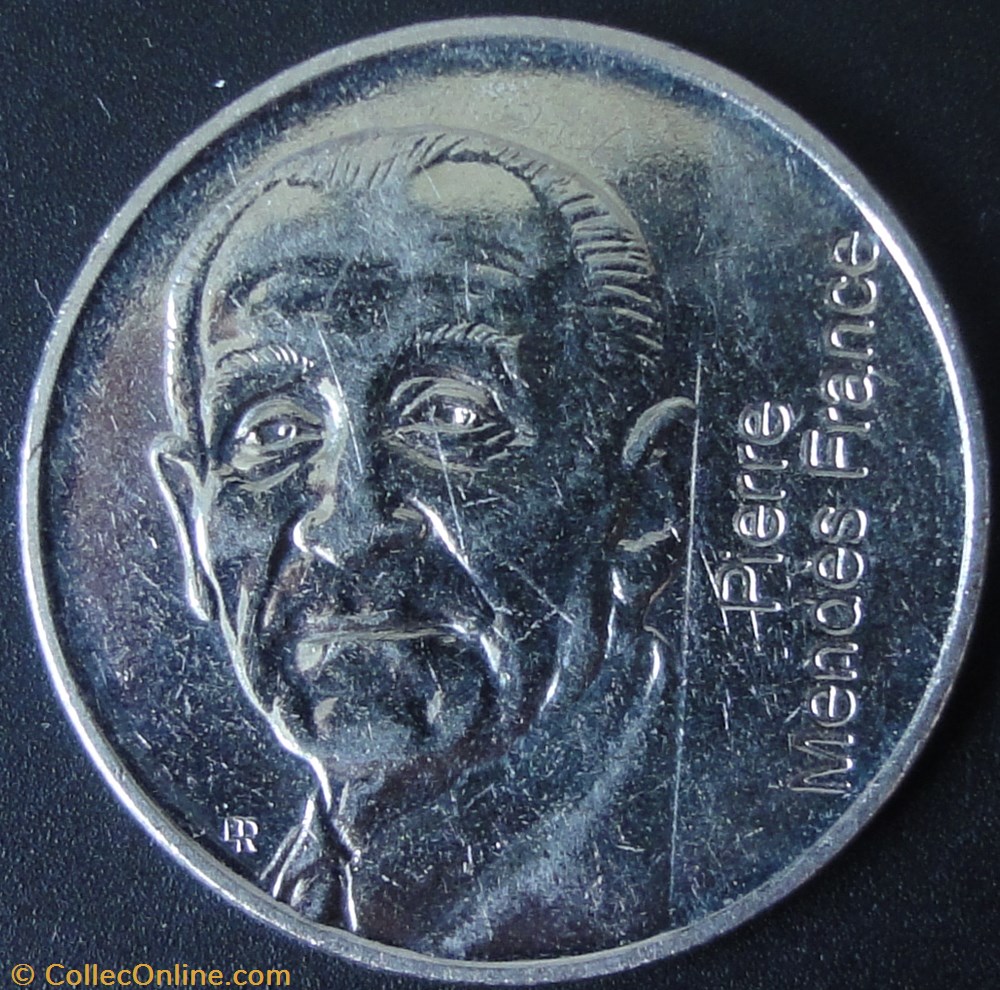 5 Francs Pierre Mendès-France 1992 monnaie moderne 5 francs pierre mendes france 1992