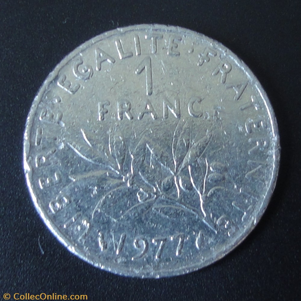 1 Franc 1977 5 monnaie france moderne 1 franc 1977