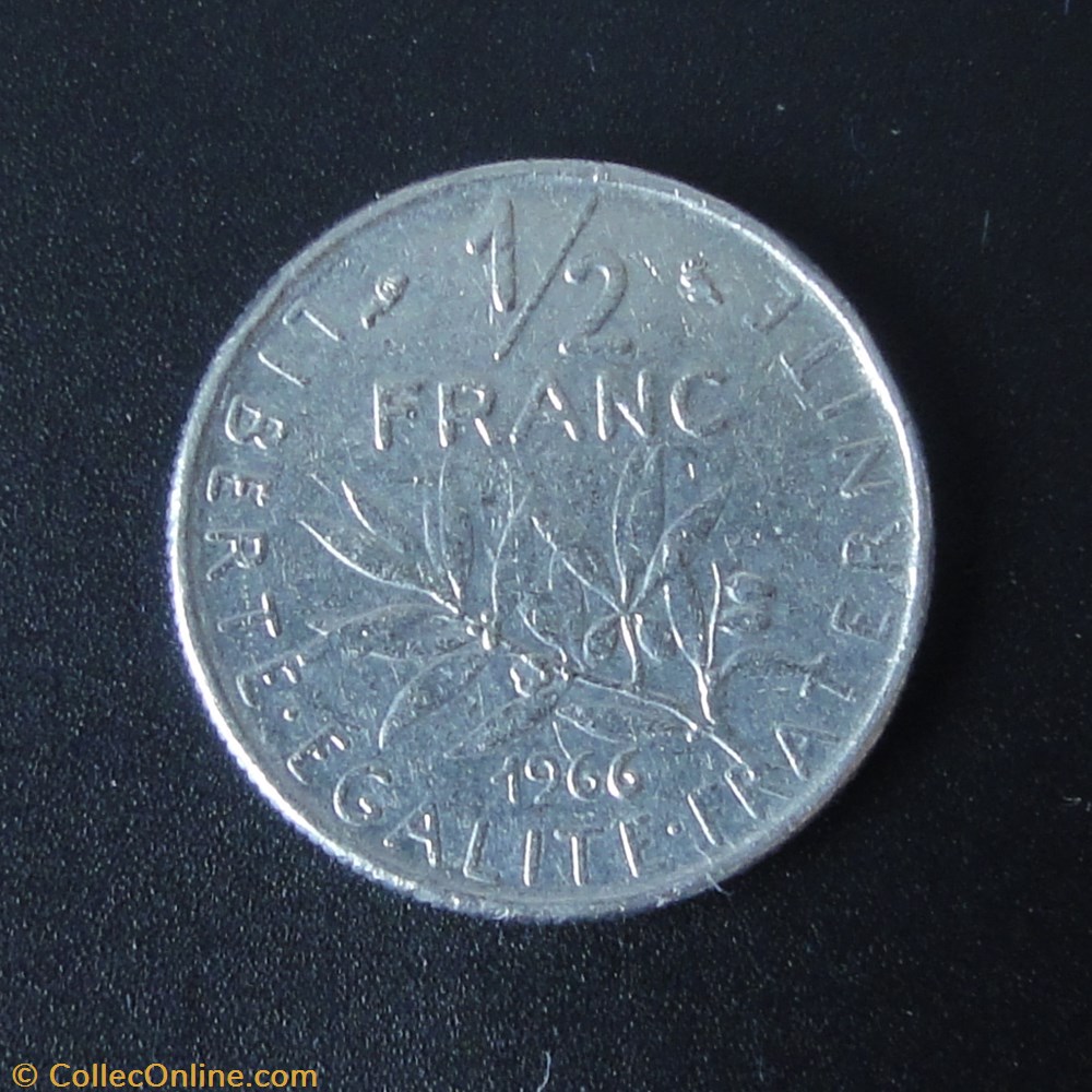1/2 Franc 1966 monnaie france moderne 1 2 franc 1966