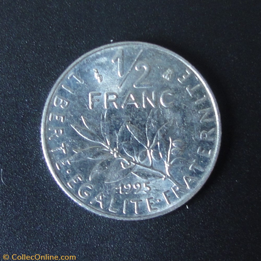 1/2 Franc 1995 monnaie france moderne 1 2 franc 1995
