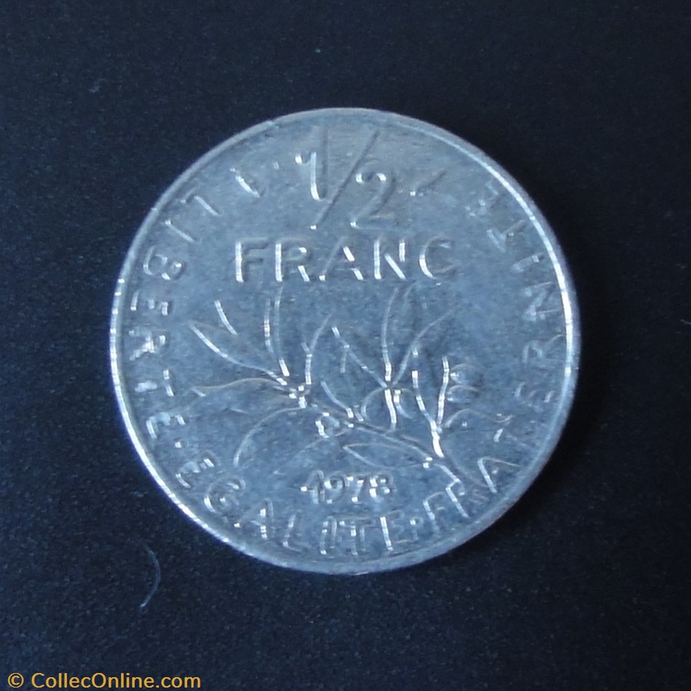 1/2 Franc 1978 monnaie france moderne 1 2 franc 1978