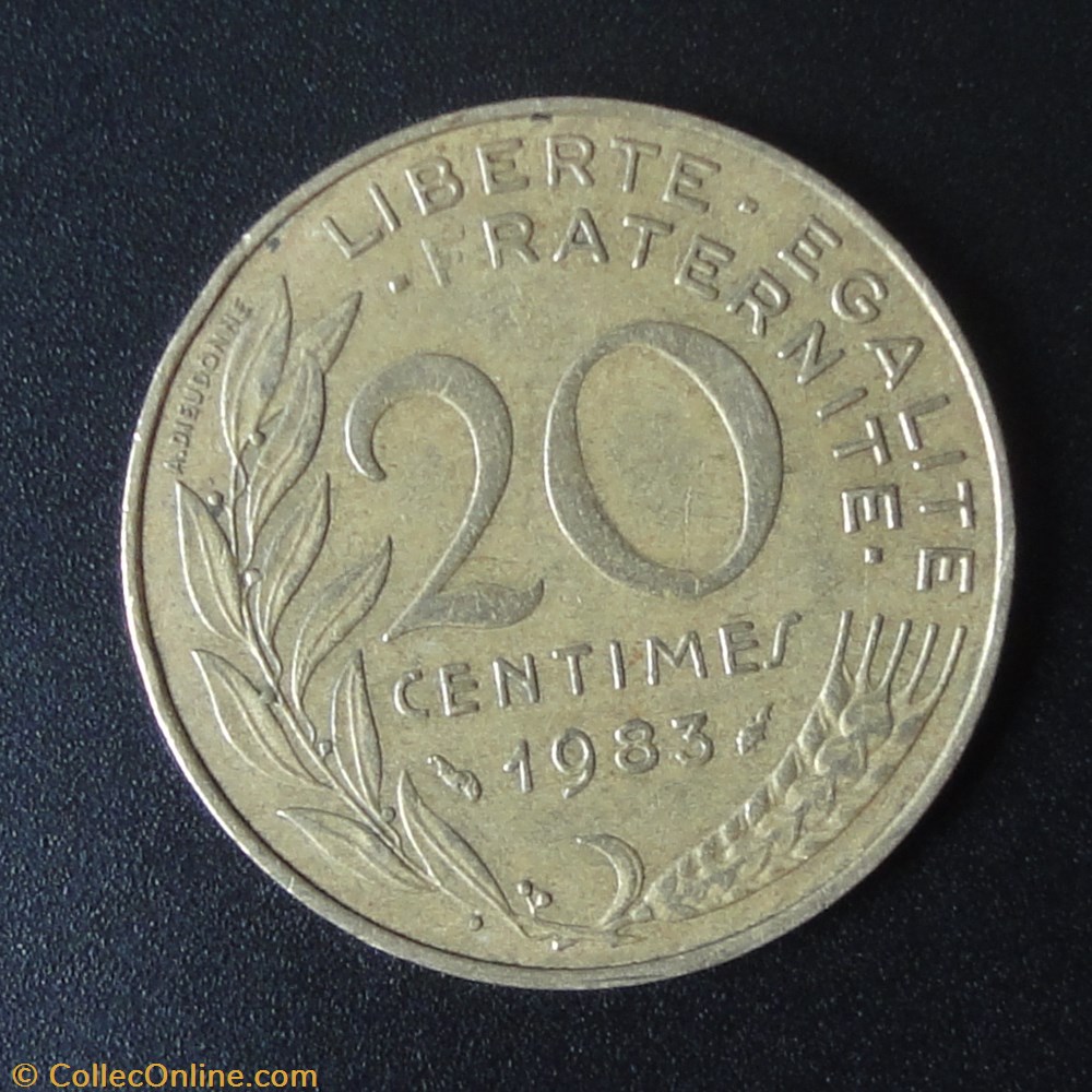 20 centimes 1983 monnaie france a moderne 20 centimes 1983