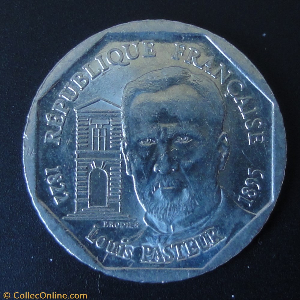 2 Francs Louis Pasteur 1995 monnaie france moderne 2 francs louis pasteur 1995