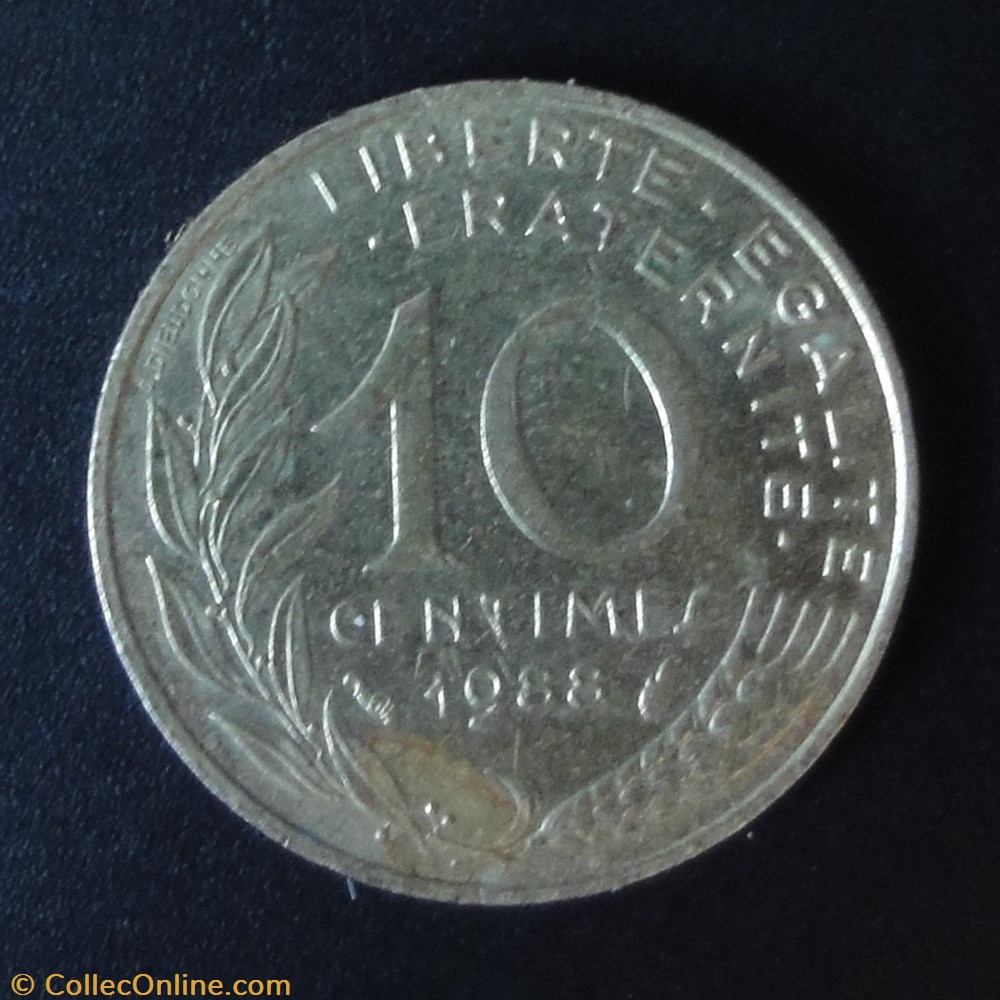 10 centimes 1988 monnaie france a moderne 10 centimes 1988