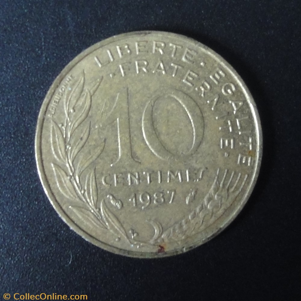 10 centimes 1987 monnaie france a moderne 10 centimes 1987