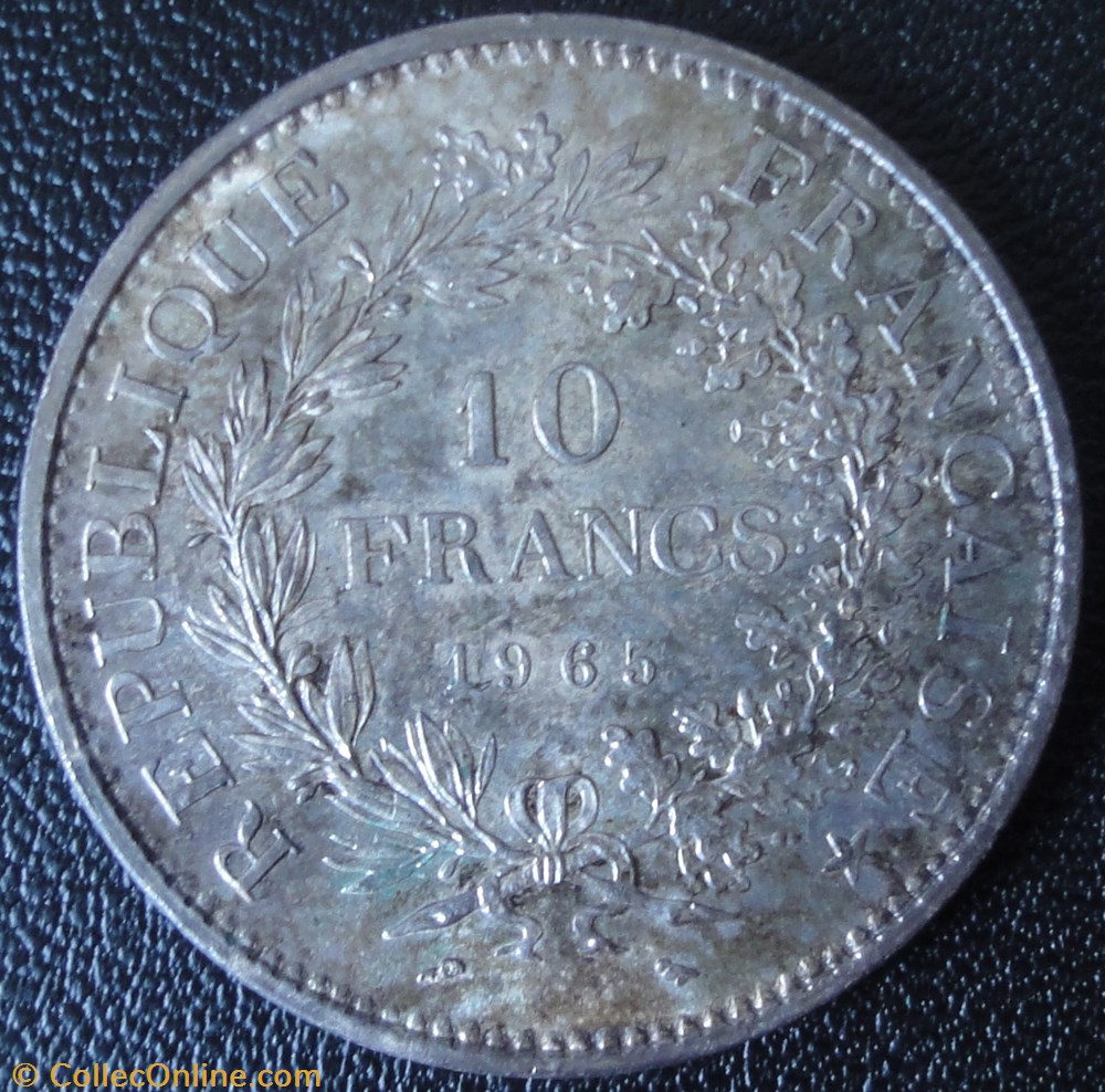 10 Francs Hercule 1965 monnaie france moderne 10 francs hercule 1965