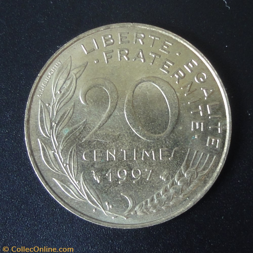 20 centimes 1997 3 monnaie france a moderne 20 centimes 1997