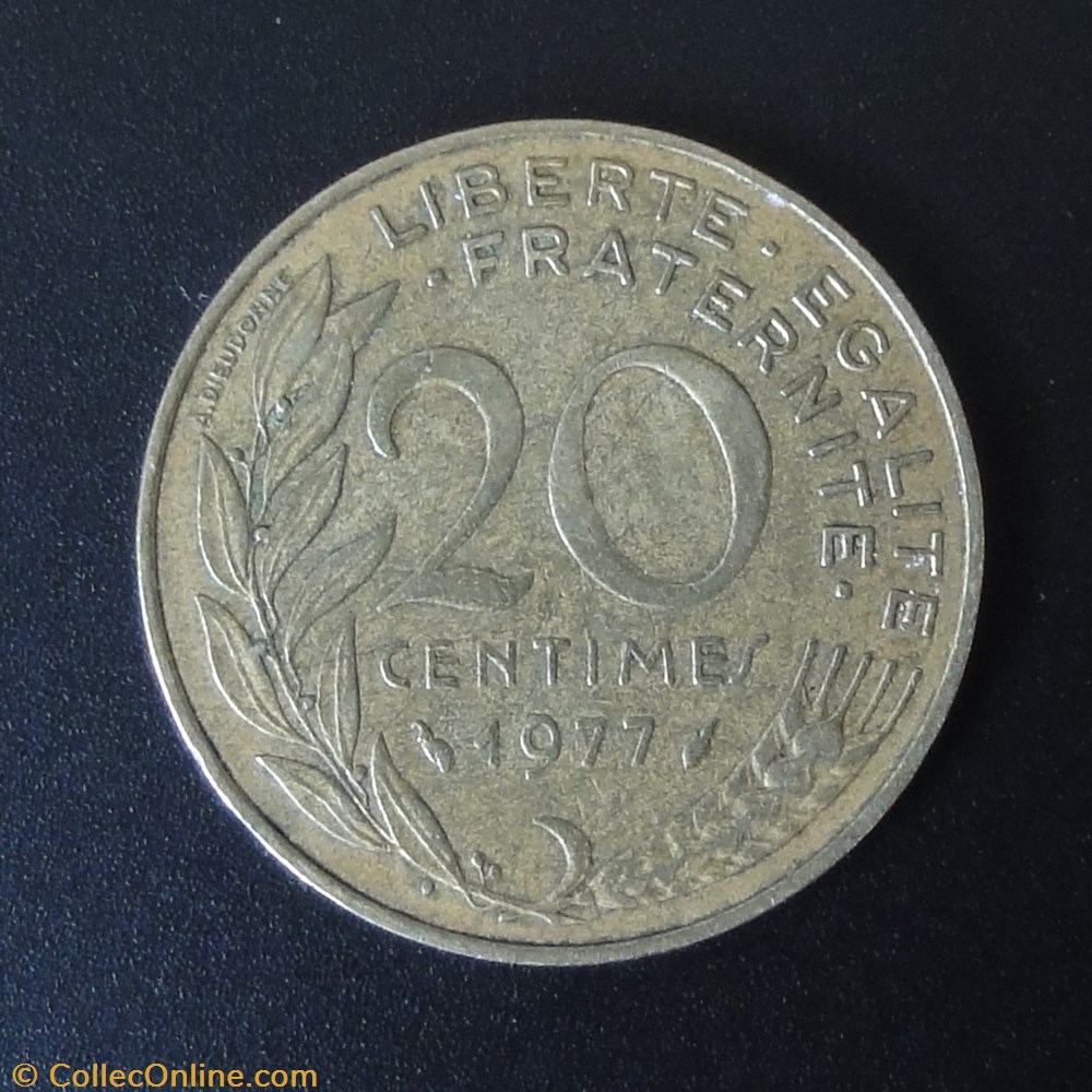 20 centimes 1977 monnaie france a moderne 20 centimes 1977