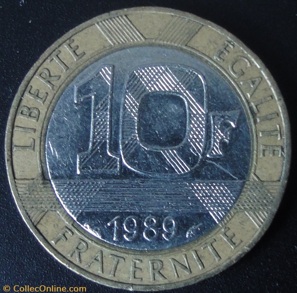 10 Francs 1989 5 monnaie france moderne 10 francs 1989
