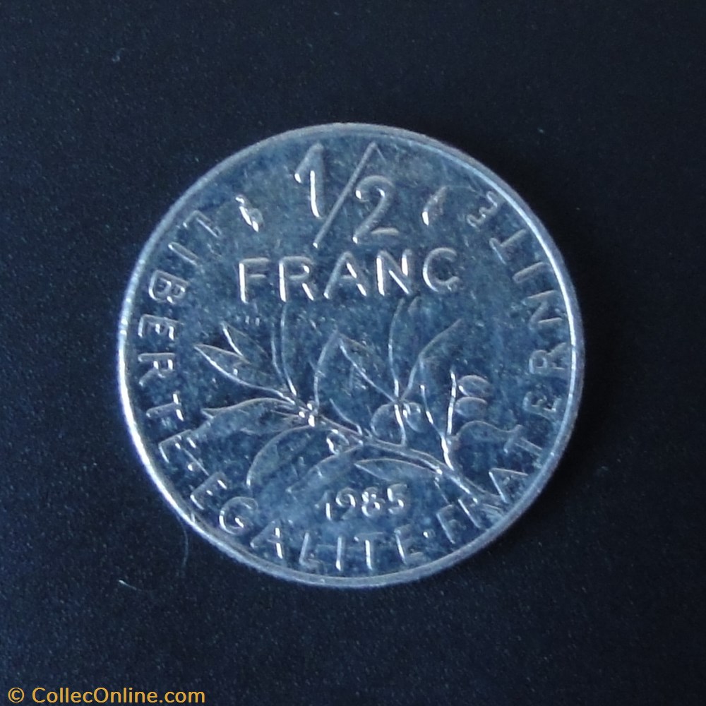1/2 Franc 1985 monnaie france moderne 1 2 franc 1985
