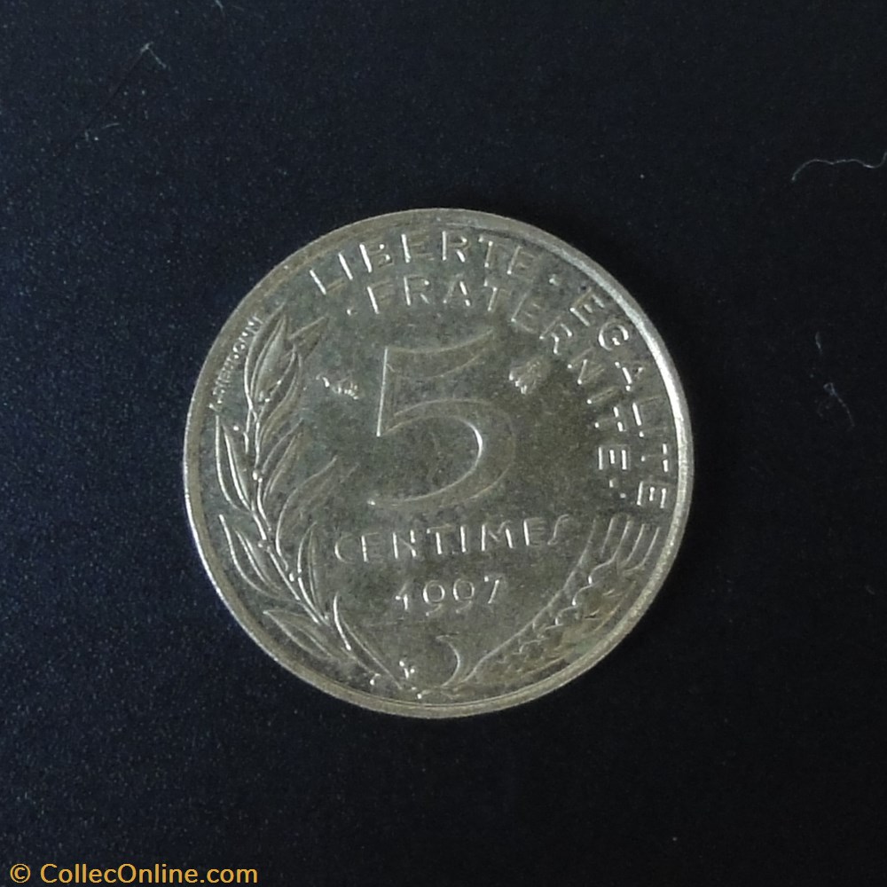 5 centimes 1997 monnaie france a moderne 5 centimes 1997