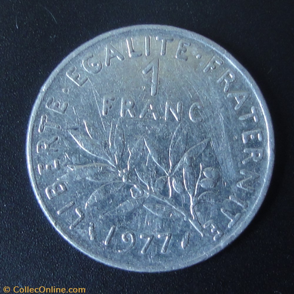 1 Franc 1977 3 monnaie france moderne 1 franc 1977