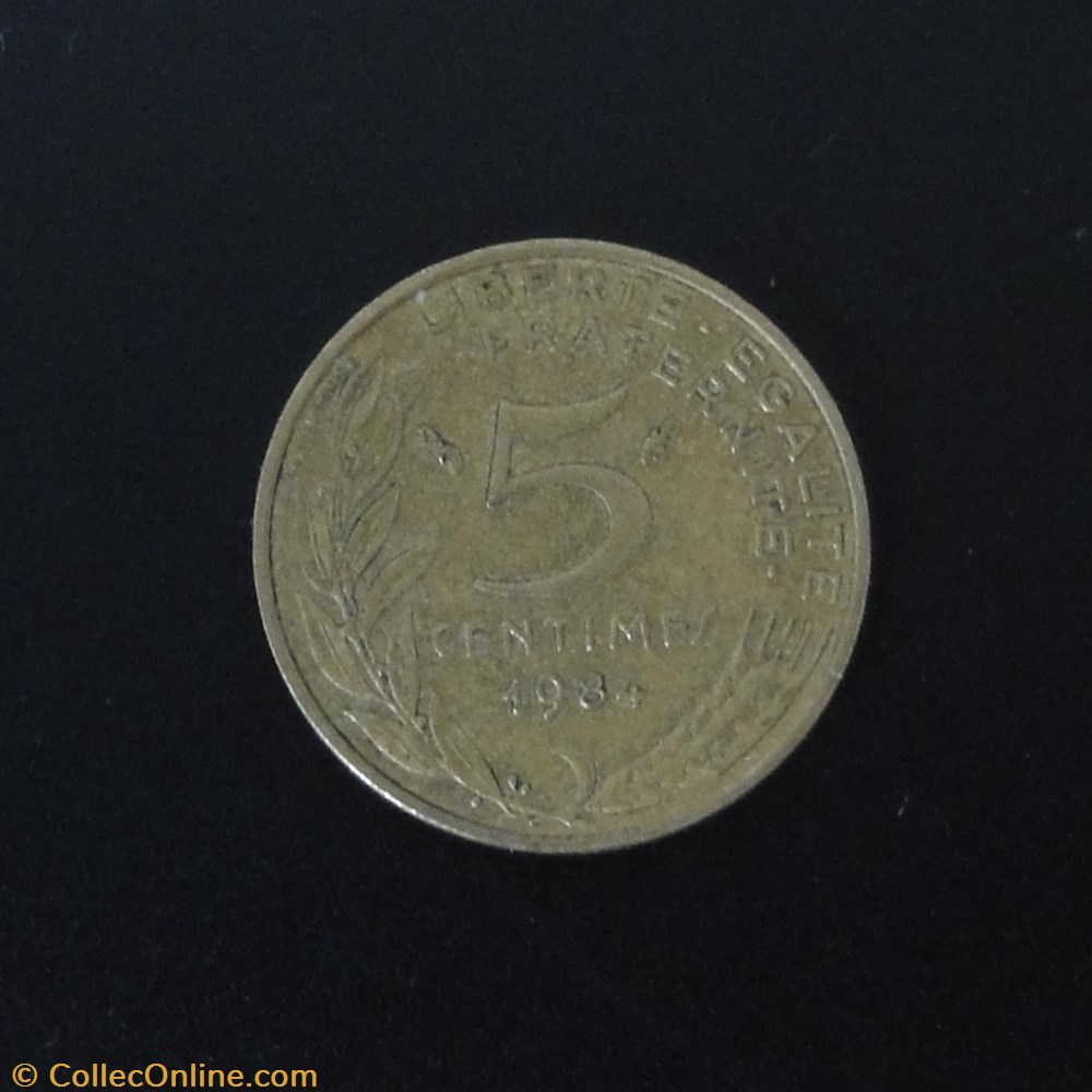 5 centimes 1984 monnaie france a moderne 5 centimes 1984