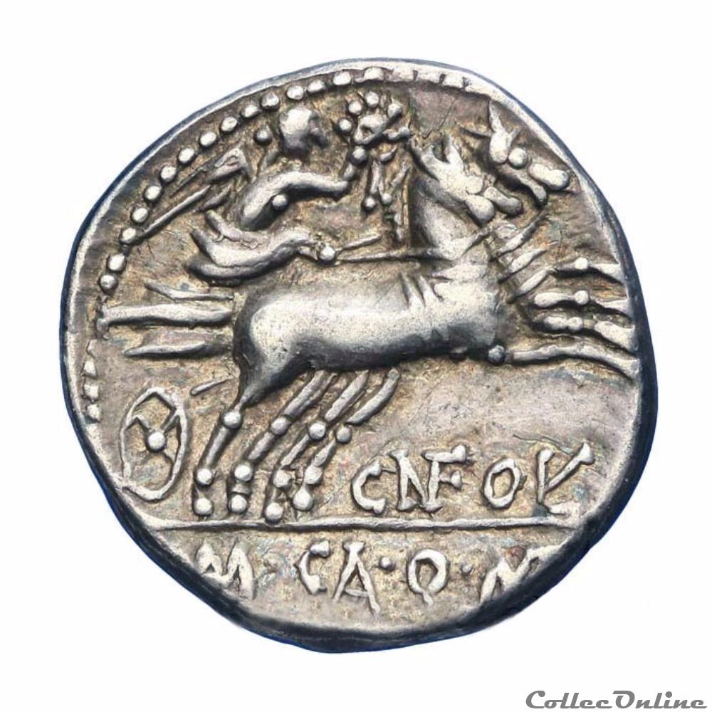 CNEIUS FULVIUS - MARCUS CALIDIUS - QUINTUS METELLUS monnaie antique romaine cneius fulvius marcus calidius quintus metellus