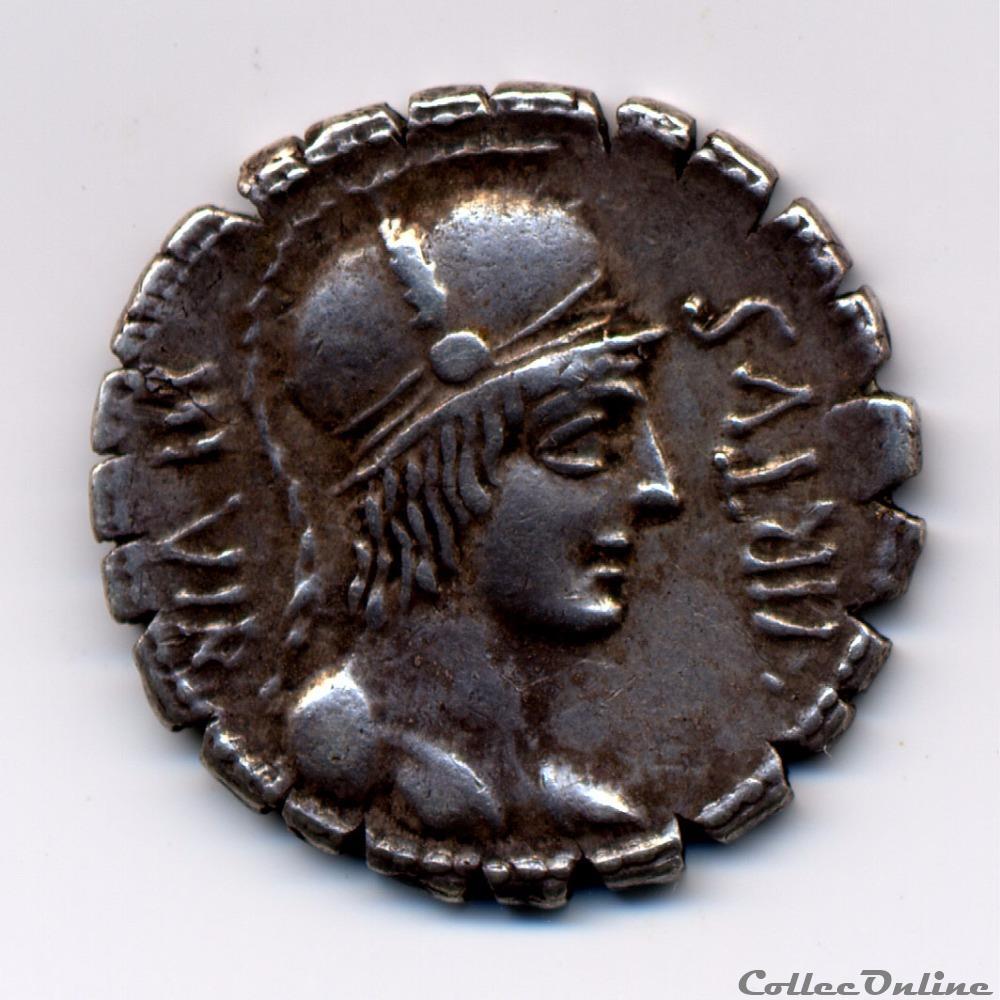 MN AQUILLIUS MN.F.MN.N monnaie antique romaine mn aquillius mn f mn n