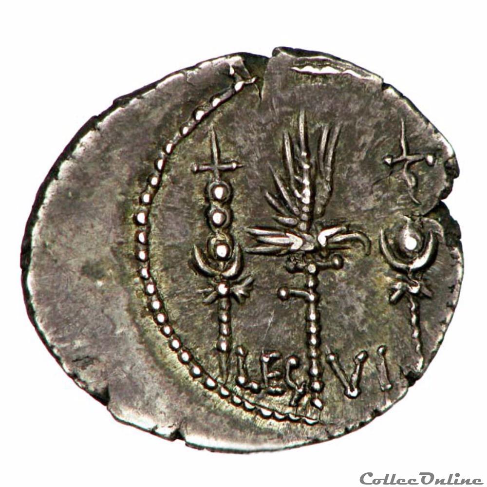 MARCUS ANTONIUS monnaie antique romaine marcus antonius