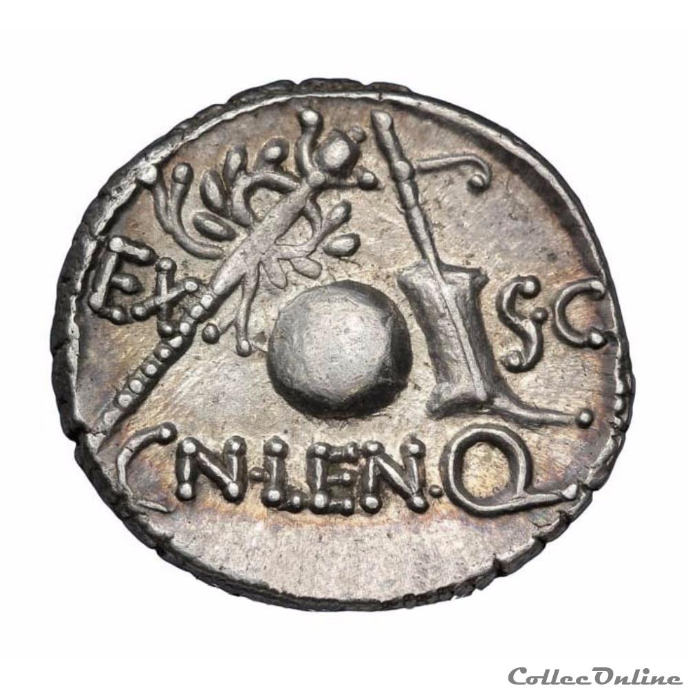 CNAEUS CORNELIUS LENTULUS MARCELLINUS monnaie antique romaine cnaeus cornelius lentulus marcellinus