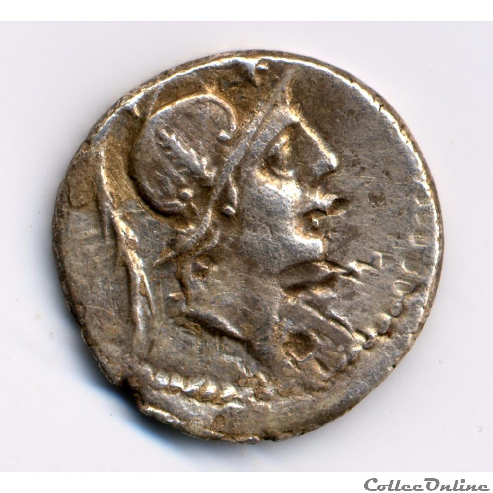 C. POBLICIUS MALLEOLUS monnaie antique romaine c poblicius malleolus