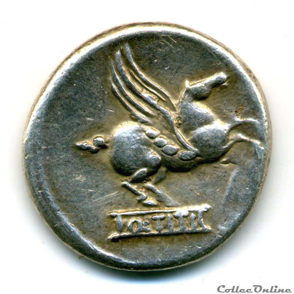 monnaie antique romaine quintus titius