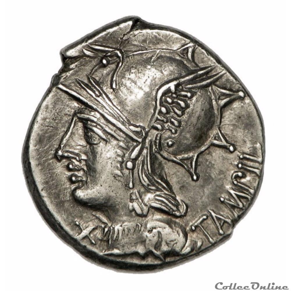 MARCUS BAEBIUS TAMPILUS monnaie antique romaine marcus baebius tampilus