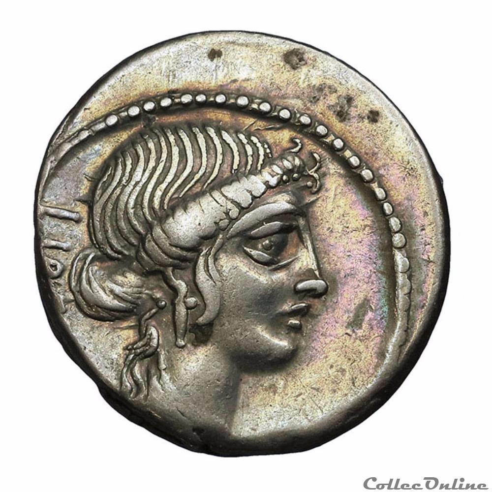 MARCUS JUNIUS BRUTUS (Quintus Cæpio Brutus) monnaie antique romaine marcus junius brutus quintus c pio brutus