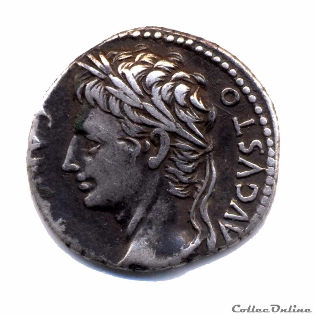 AUGUSTUS monnaie antique romaine augustus