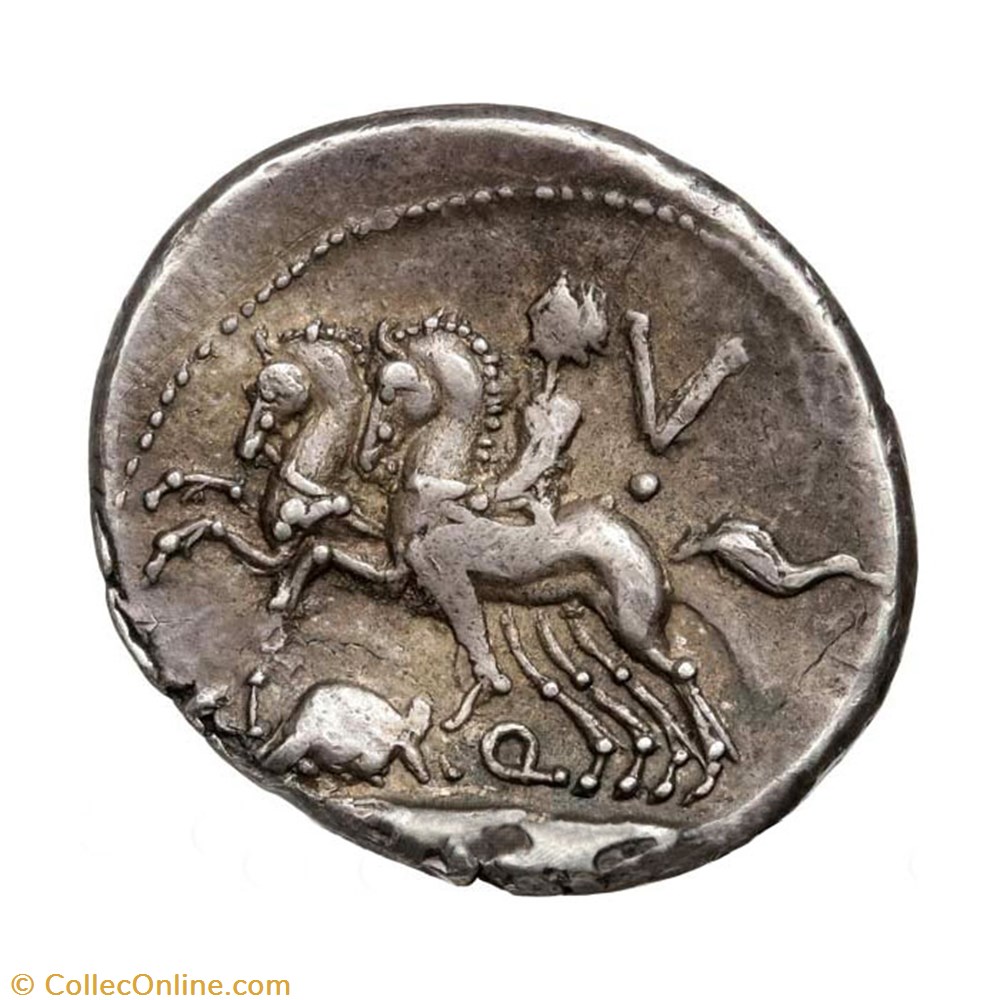 monnaie antique av jc a ap romaine tiberius quinctius