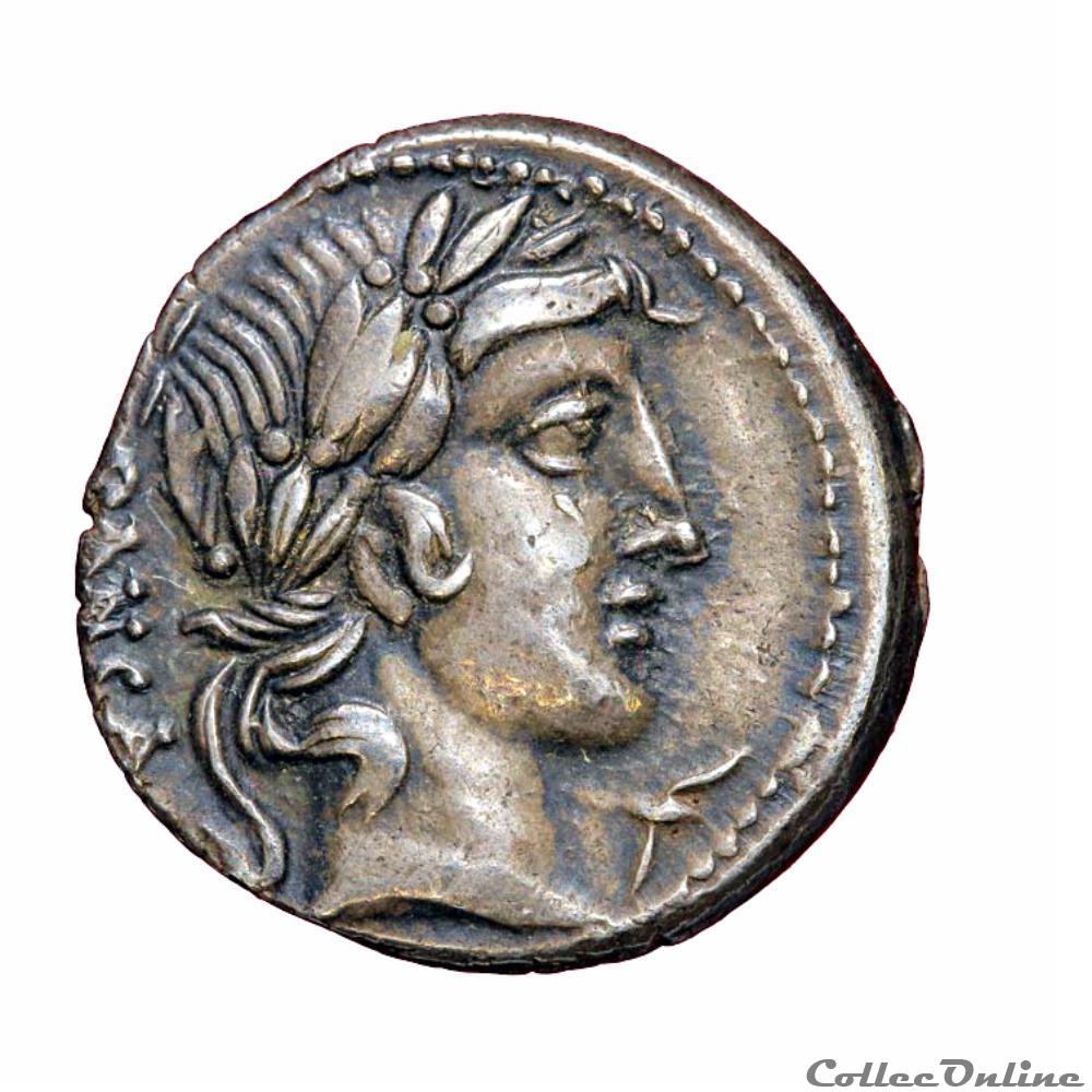 monnaie antique romaine caius vibius caii filius