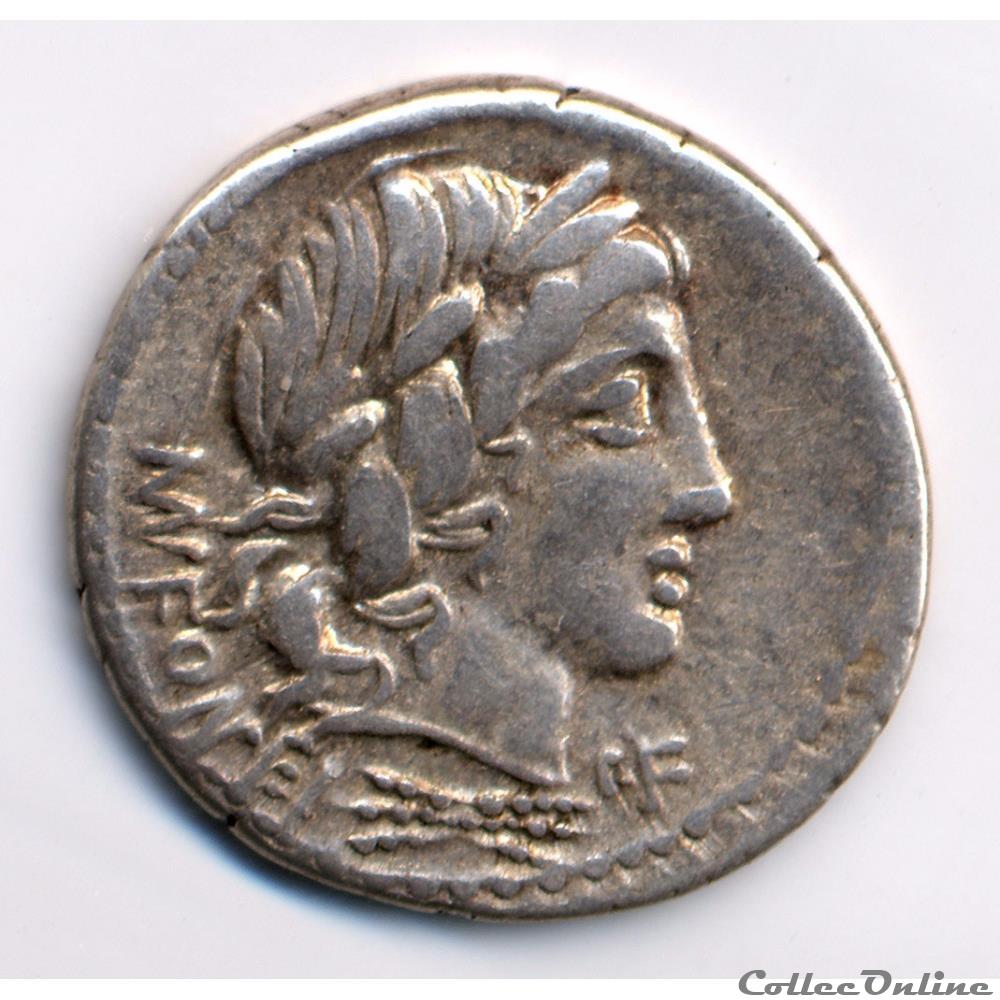 MN FONTEIUS monnaie antique romaine mn fonteius