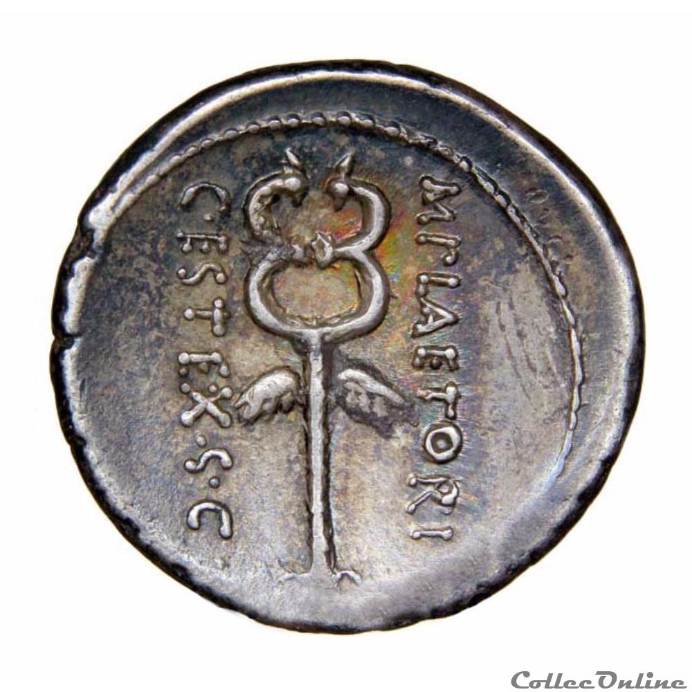 MARCUS PLAETORIUS CESTIANUS monnaie antique romaine marcus plaetorius cestianus