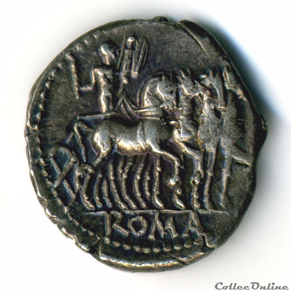 MARCUS ACILIUS MARCI FILIUS monnaie antique romaine marcus acilius marci filius