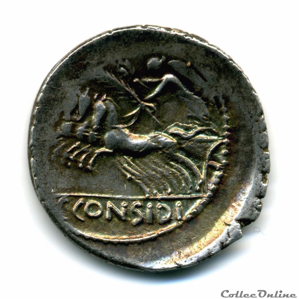 monnaie antique romaine caius considius paetus