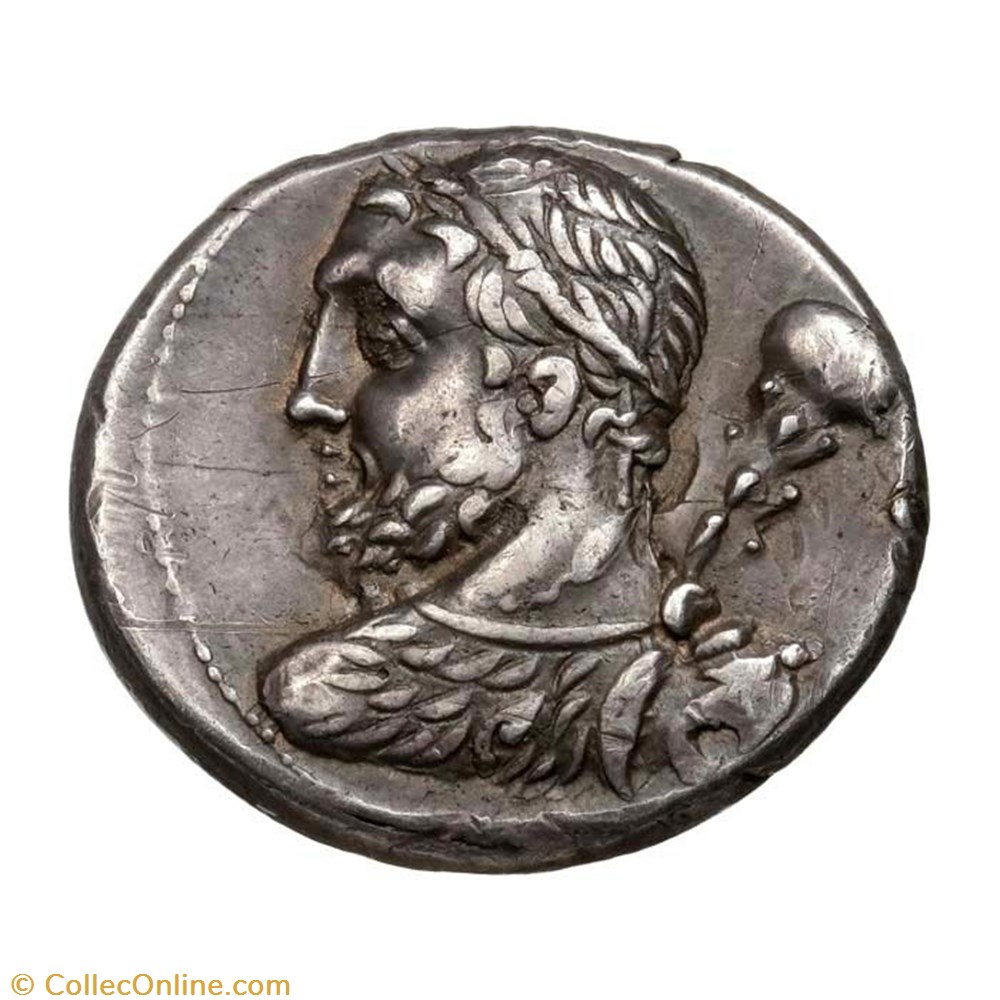 monnaie antique av jc a ap romaine tiberius quinctius